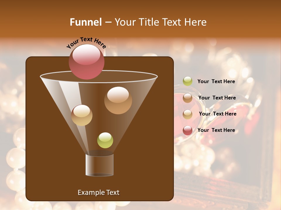 Metal Gold Carved PowerPoint Template