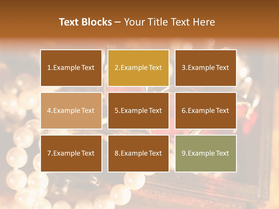 Metal Gold Carved PowerPoint Template