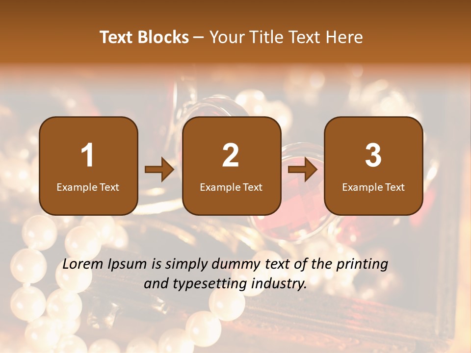 Metal Gold Carved PowerPoint Template