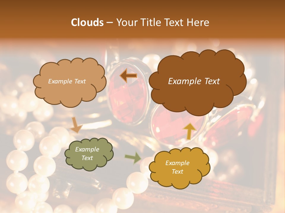 Metal Gold Carved PowerPoint Template