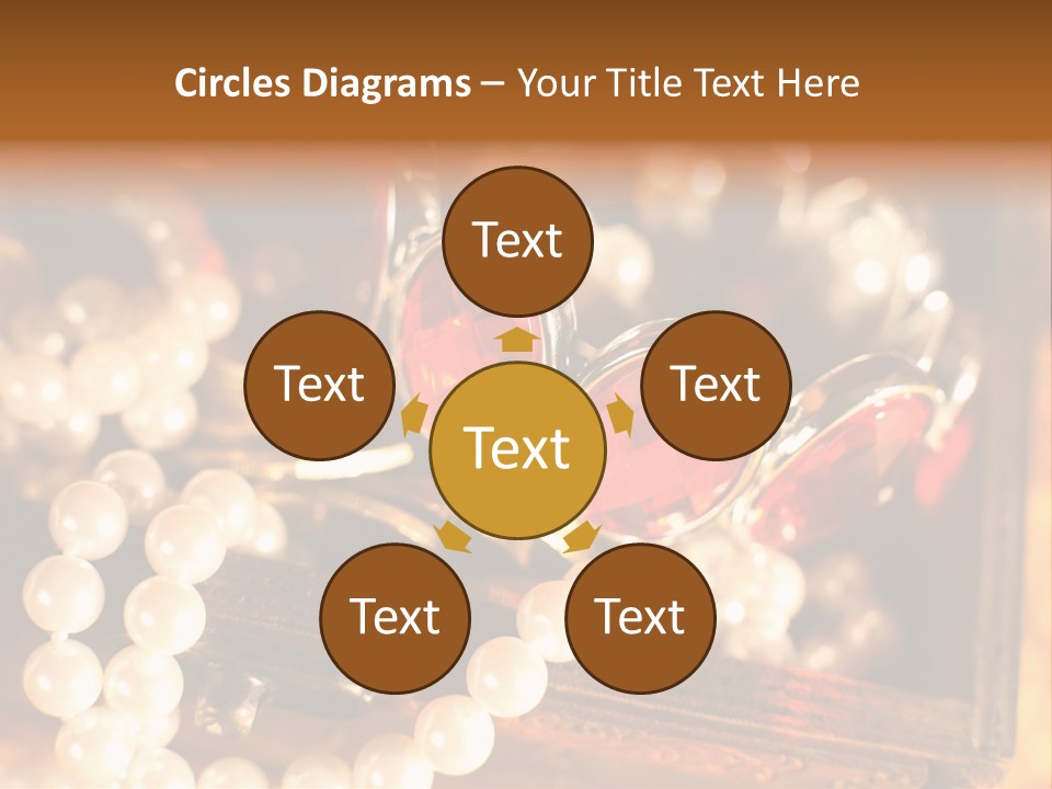 Metal Gold Carved PowerPoint Template