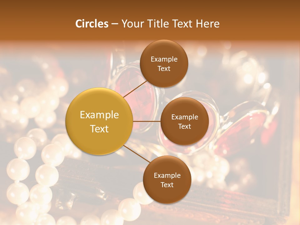 Metal Gold Carved PowerPoint Template