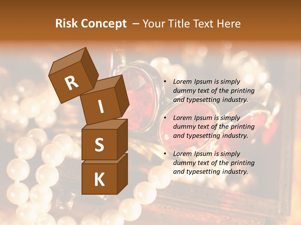 Metal Gold Carved PowerPoint Template