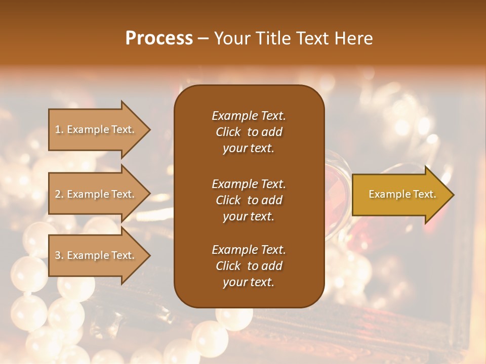 Metal Gold Carved PowerPoint Template