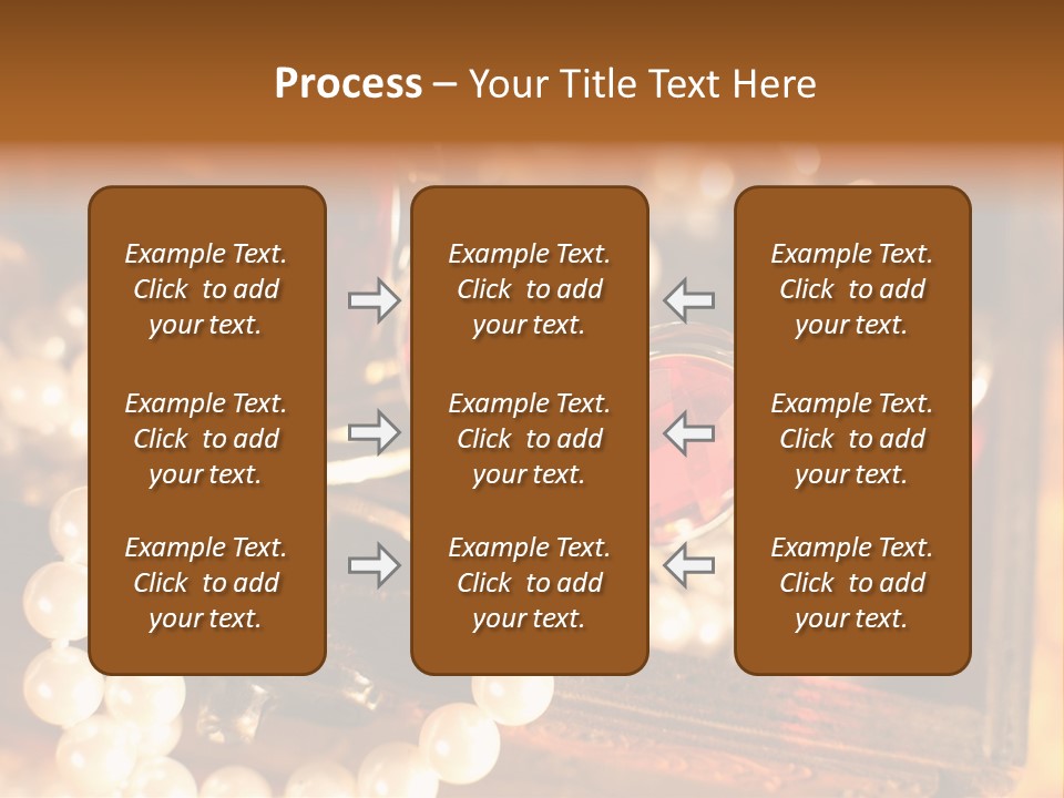 Metal Gold Carved PowerPoint Template