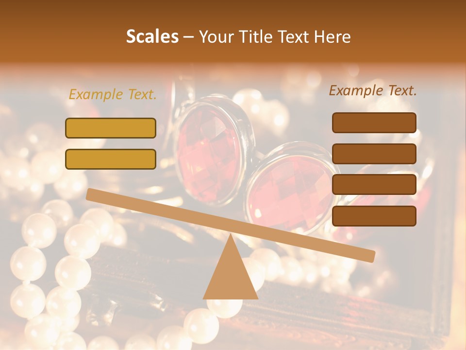 Metal Gold Carved PowerPoint Template