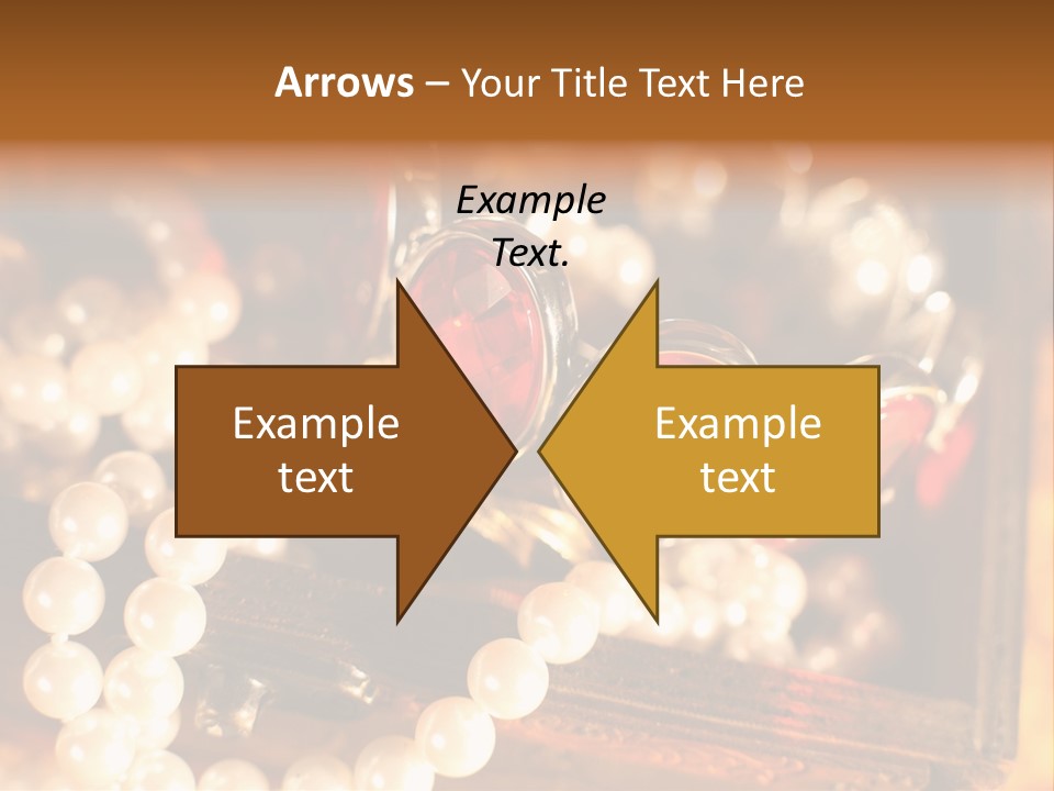 Metal Gold Carved PowerPoint Template