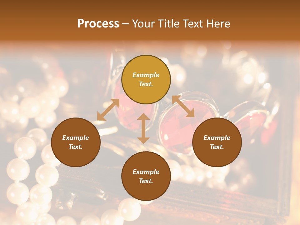 Metal Gold Carved PowerPoint Template