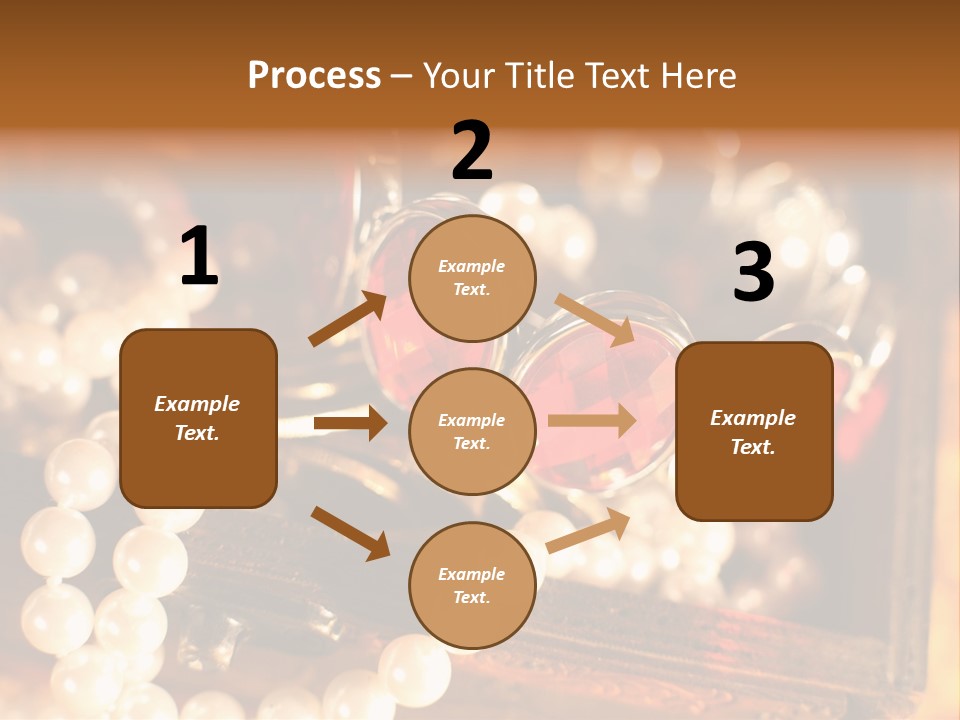Metal Gold Carved PowerPoint Template