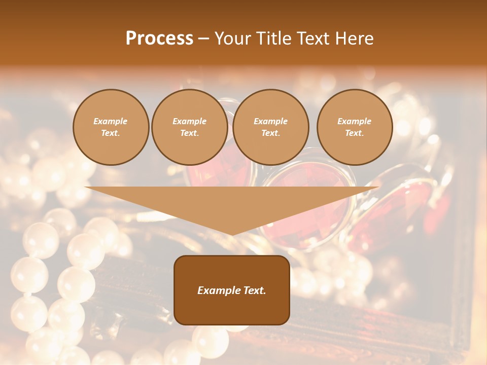 Metal Gold Carved PowerPoint Template