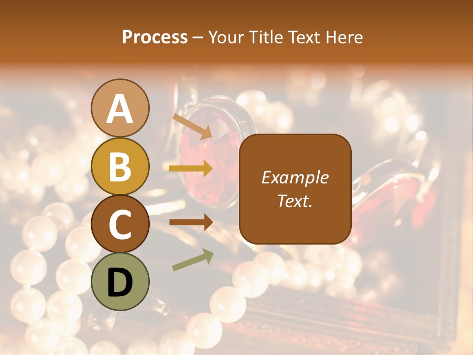 Metal Gold Carved PowerPoint Template