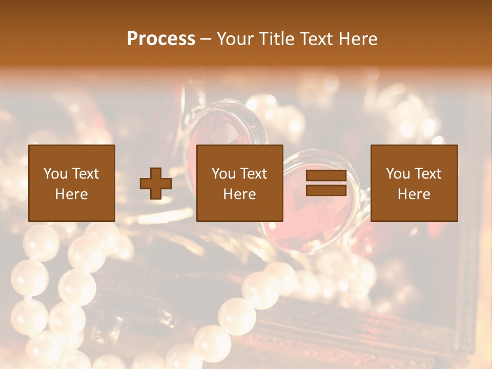 Metal Gold Carved PowerPoint Template