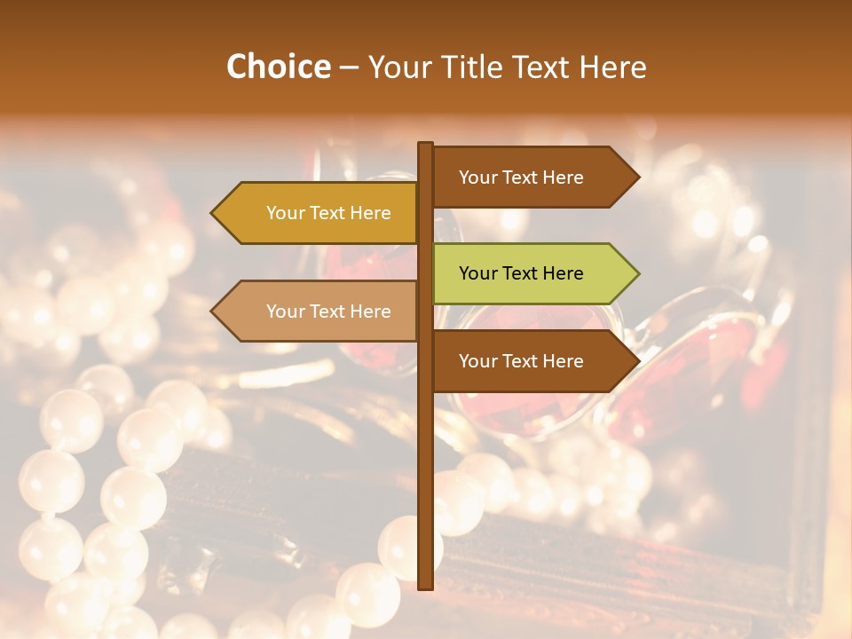 Metal Gold Carved PowerPoint Template