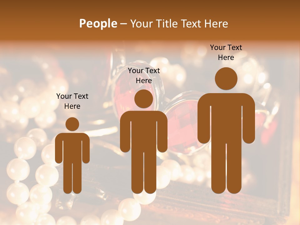 Metal Gold Carved PowerPoint Template