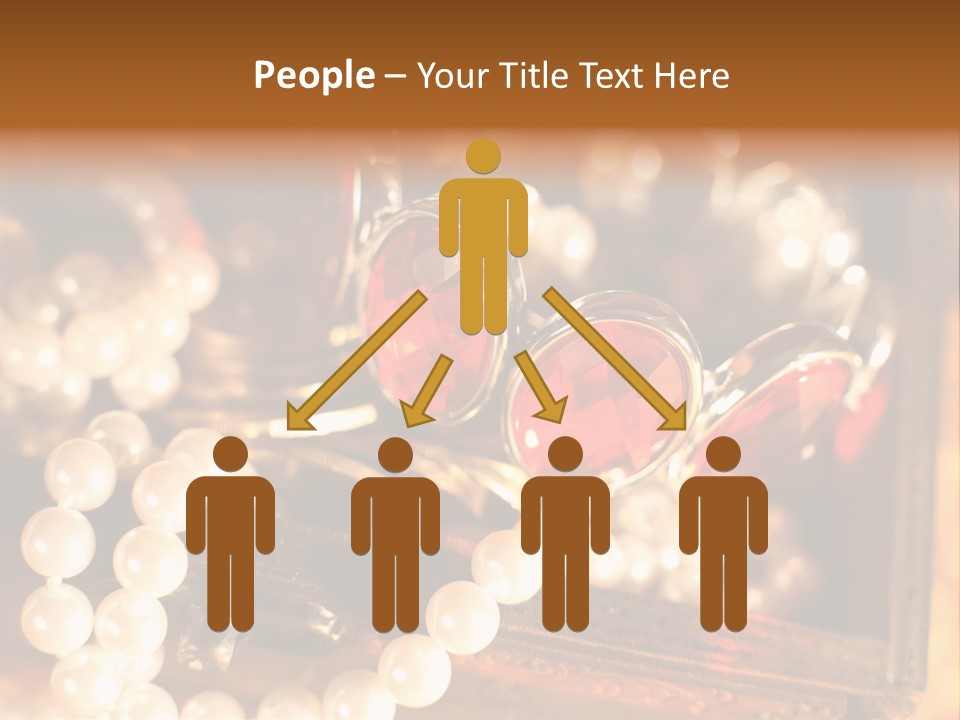 Metal Gold Carved PowerPoint Template