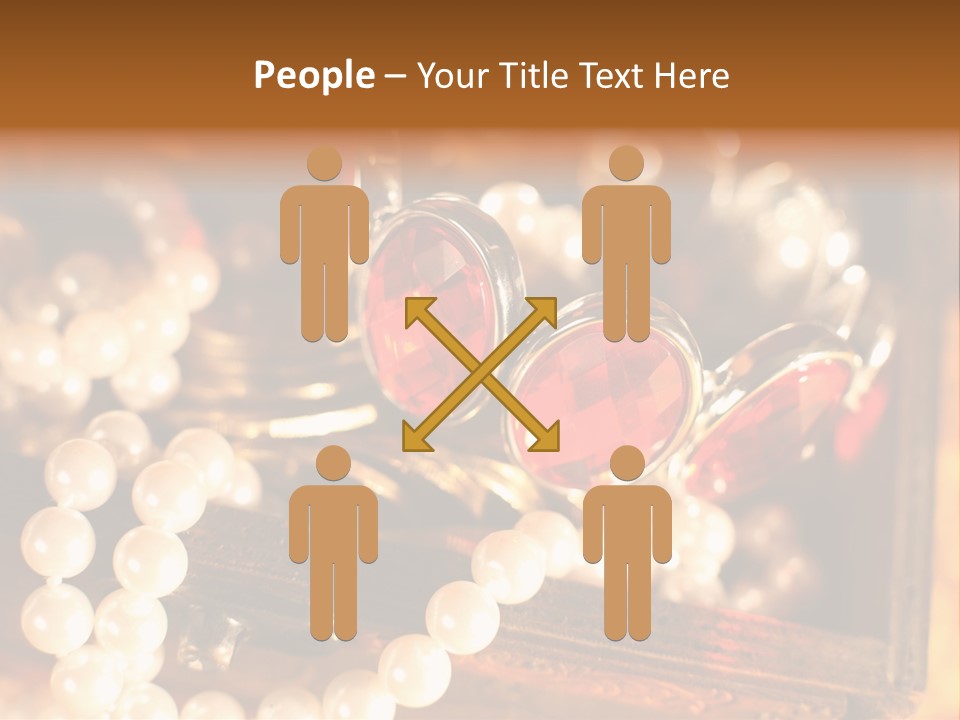 Metal Gold Carved PowerPoint Template