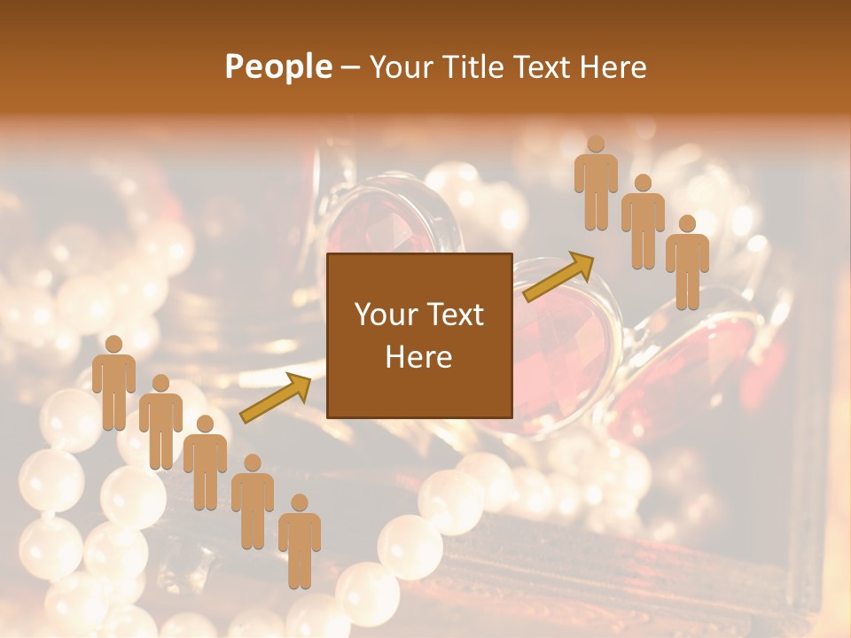 Metal Gold Carved PowerPoint Template