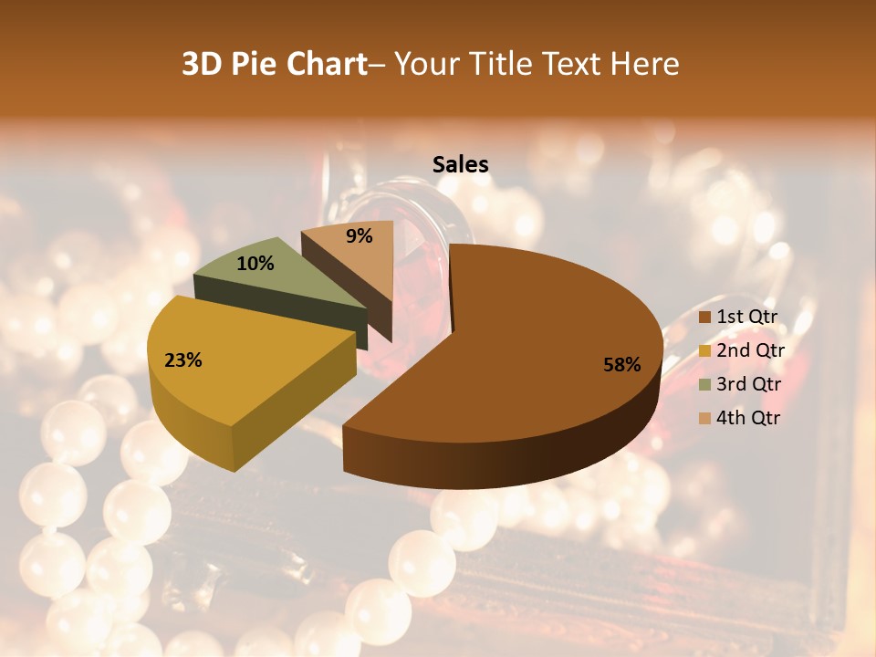 Metal Gold Carved PowerPoint Template