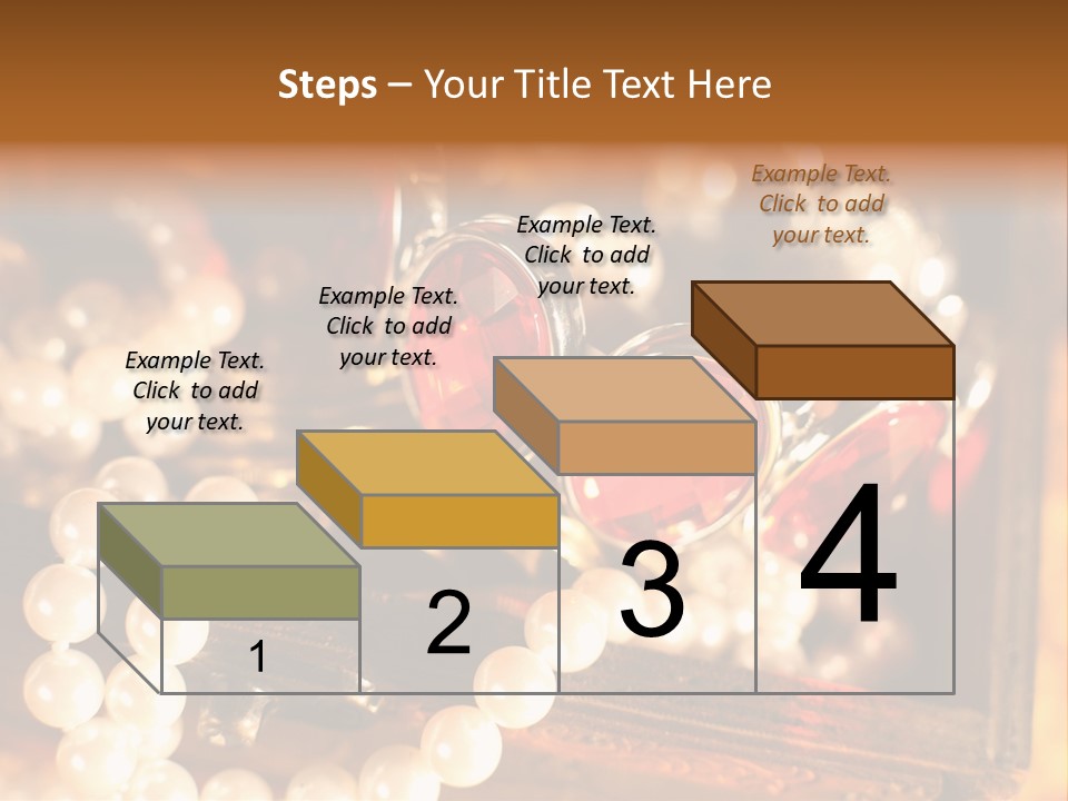Metal Gold Carved PowerPoint Template