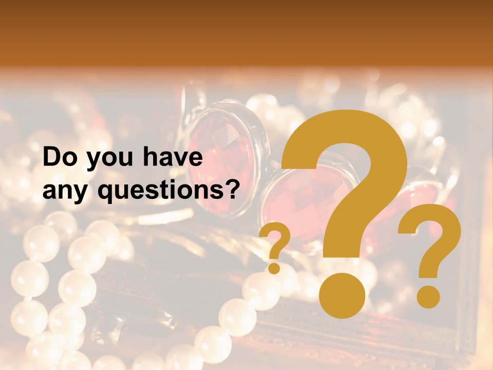 Metal Gold Carved PowerPoint Template