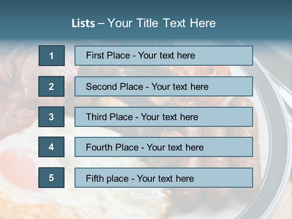 Vegetable Restaurant Serving PowerPoint Template