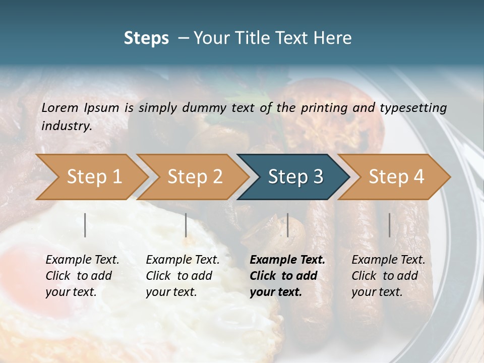 Vegetable Restaurant Serving PowerPoint Template