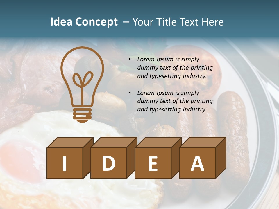 Vegetable Restaurant Serving PowerPoint Template