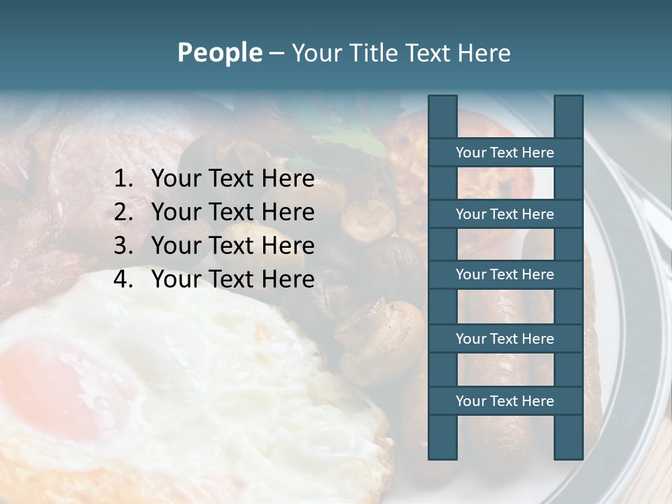 Vegetable Restaurant Serving PowerPoint Template