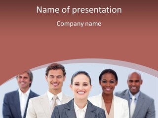 Team Confident Commerce PowerPoint Template