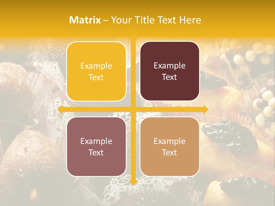 A Table Topped With Lots Of Different Types Of Pastries PowerPoint Template