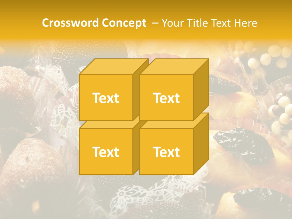 A Table Topped With Lots Of Different Types Of Pastries PowerPoint Template