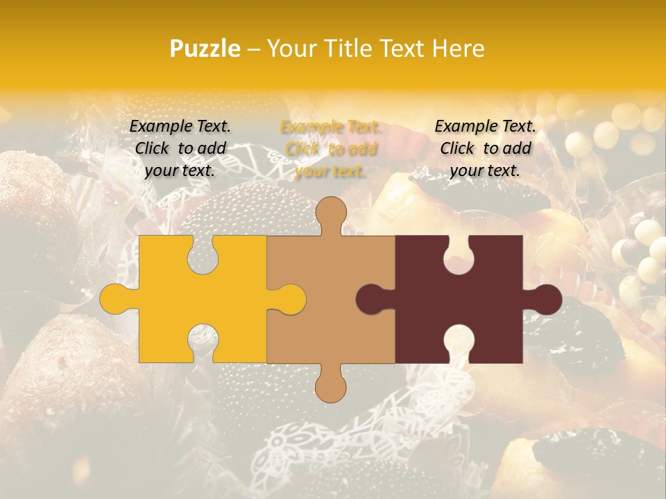 A Table Topped With Lots Of Different Types Of Pastries PowerPoint Template