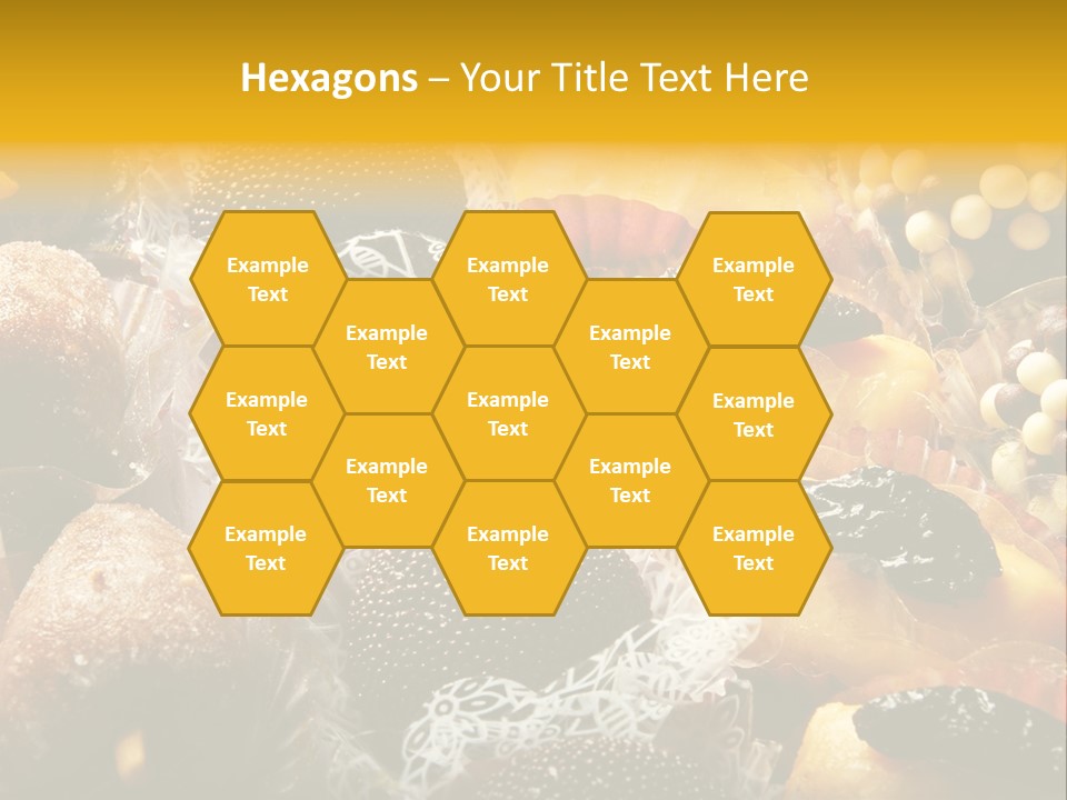 A Table Topped With Lots Of Different Types Of Pastries PowerPoint Template