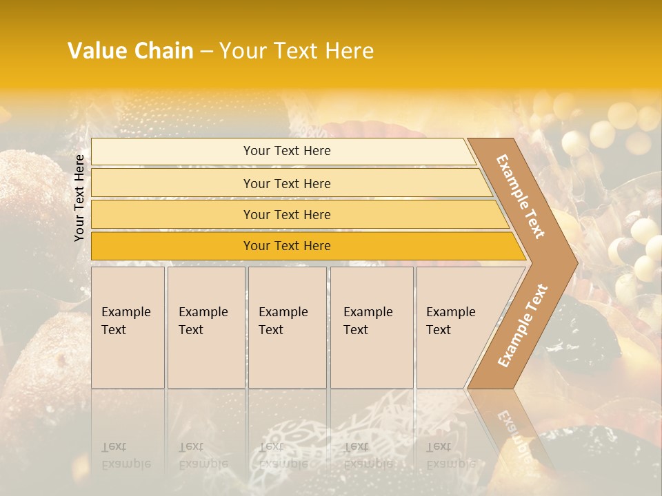 A Table Topped With Lots Of Different Types Of Pastries PowerPoint Template