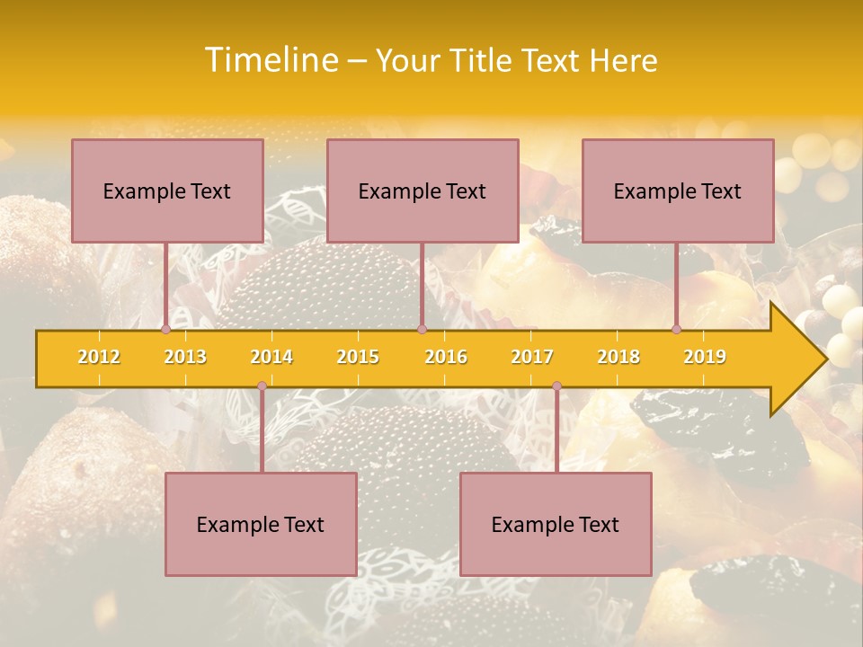 A Table Topped With Lots Of Different Types Of Pastries PowerPoint Template