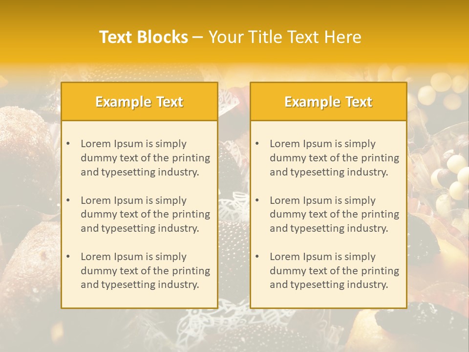 A Table Topped With Lots Of Different Types Of Pastries PowerPoint Template