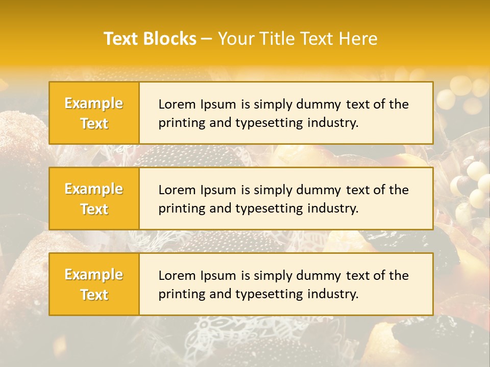 A Table Topped With Lots Of Different Types Of Pastries PowerPoint Template