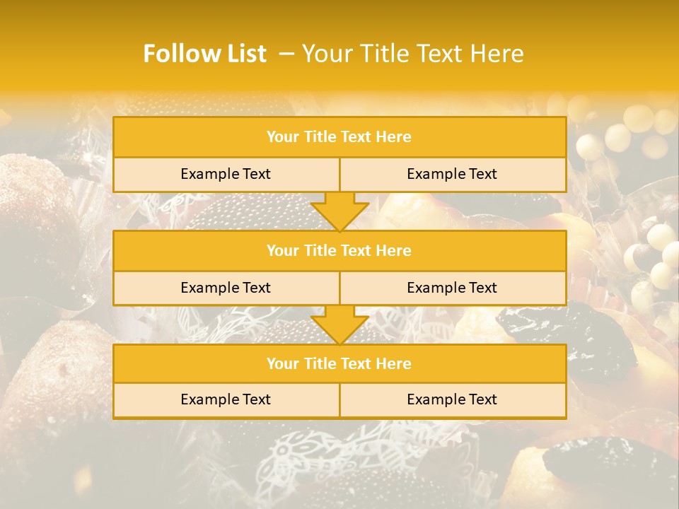 A Table Topped With Lots Of Different Types Of Pastries PowerPoint Template