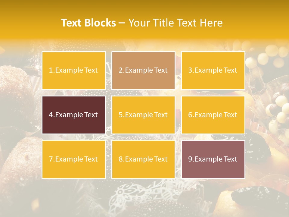 A Table Topped With Lots Of Different Types Of Pastries PowerPoint Template