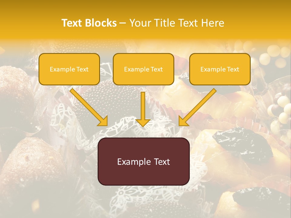 A Table Topped With Lots Of Different Types Of Pastries PowerPoint Template