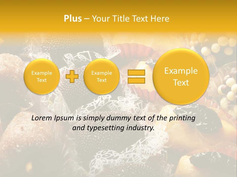 A Table Topped With Lots Of Different Types Of Pastries PowerPoint Template
