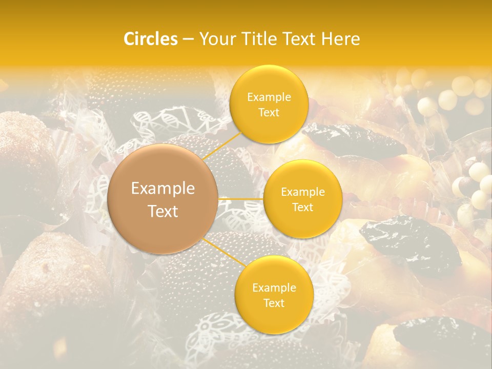 A Table Topped With Lots Of Different Types Of Pastries PowerPoint Template