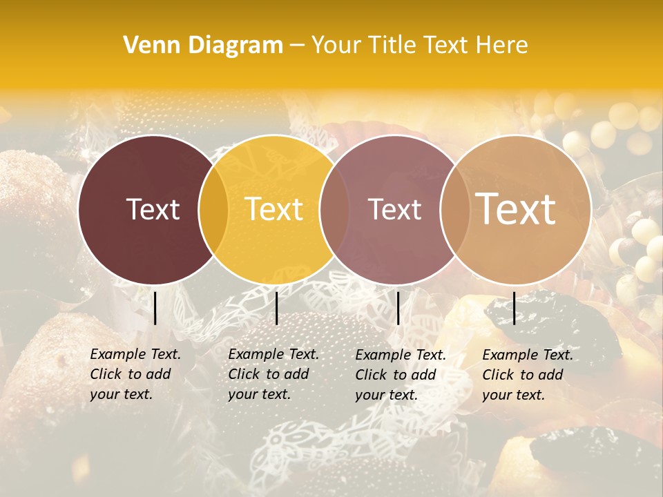 A Table Topped With Lots Of Different Types Of Pastries PowerPoint Template