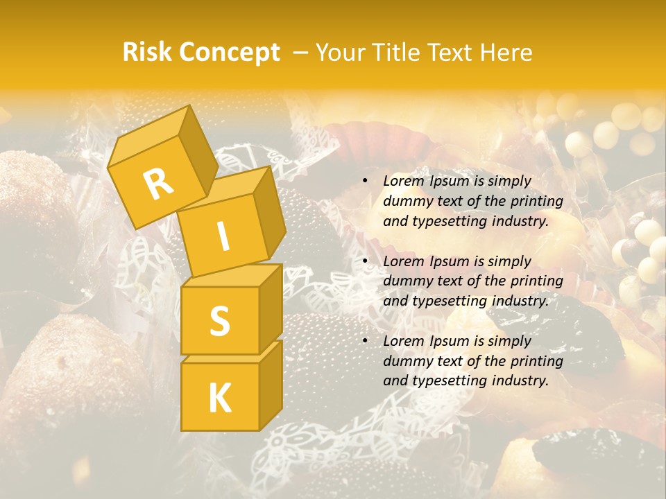 A Table Topped With Lots Of Different Types Of Pastries PowerPoint Template