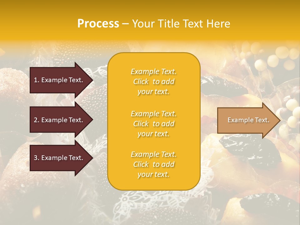 A Table Topped With Lots Of Different Types Of Pastries PowerPoint Template