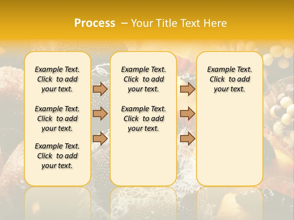 A Table Topped With Lots Of Different Types Of Pastries PowerPoint Template