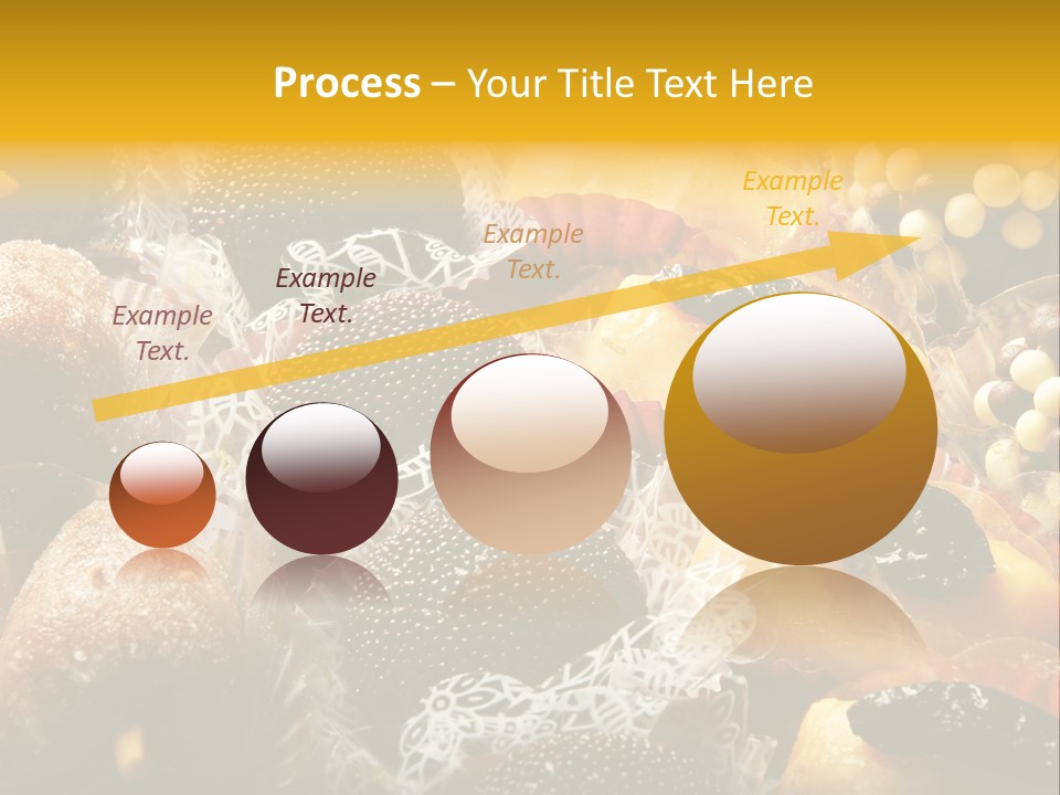 A Table Topped With Lots Of Different Types Of Pastries PowerPoint Template
