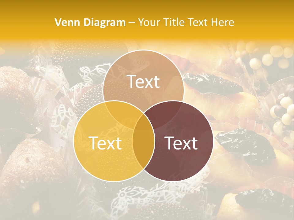A Table Topped With Lots Of Different Types Of Pastries PowerPoint Template