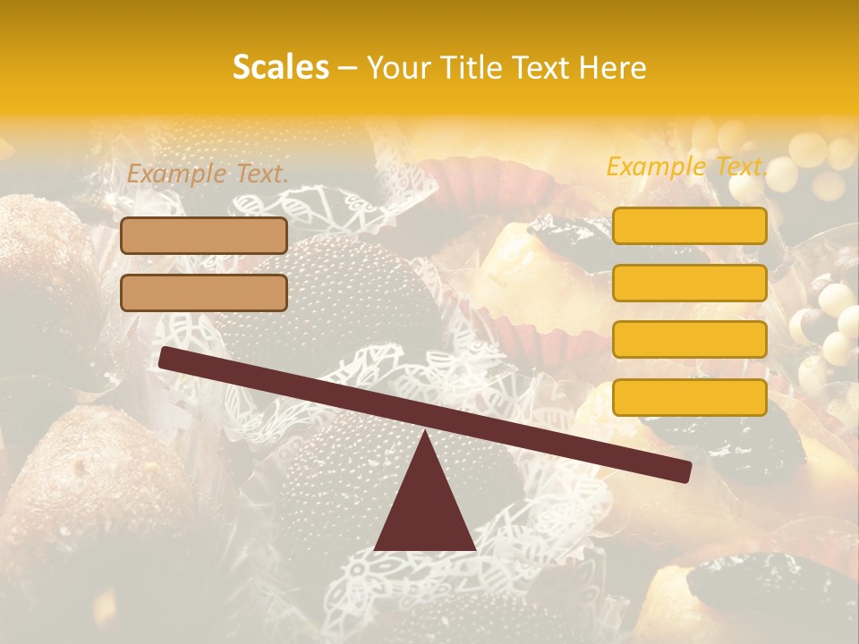 A Table Topped With Lots Of Different Types Of Pastries PowerPoint Template