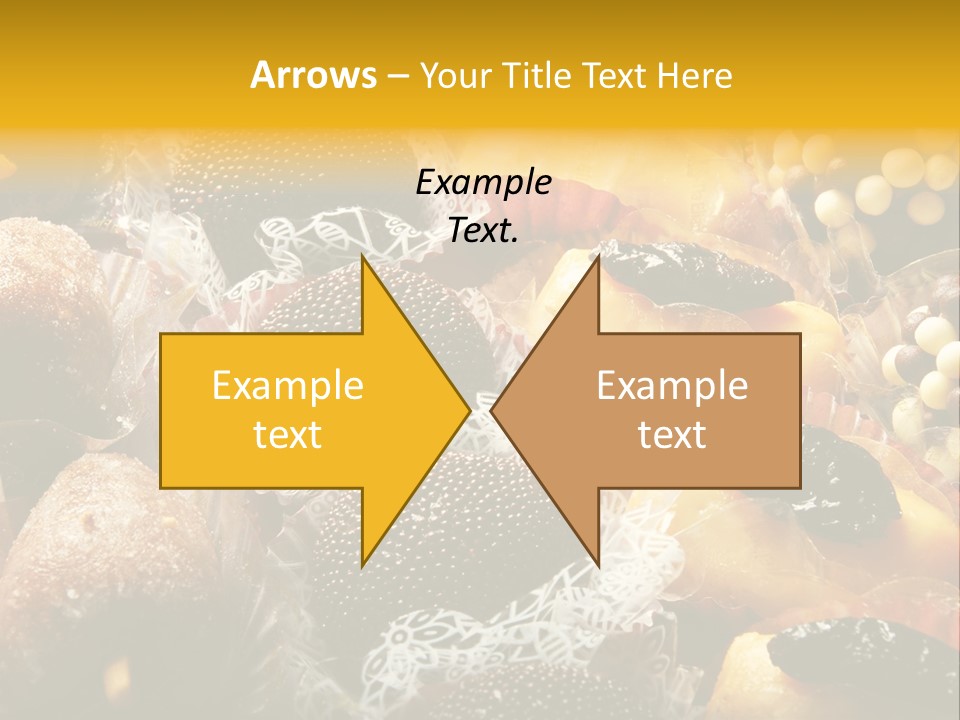 A Table Topped With Lots Of Different Types Of Pastries PowerPoint Template